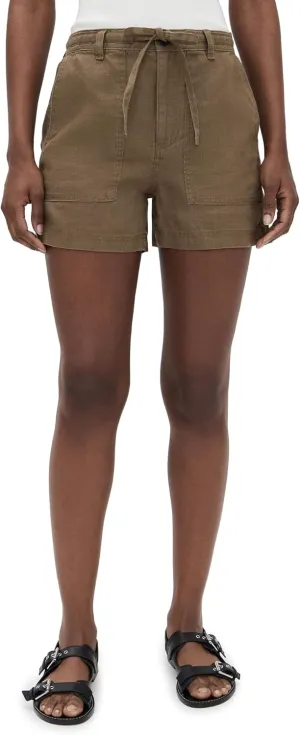 Madewell Women's Linen Pull-On Drawstring Shorts