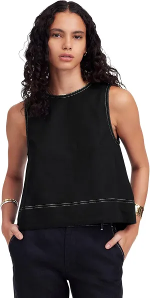 Madewell Women's Suki Top-100% Linen