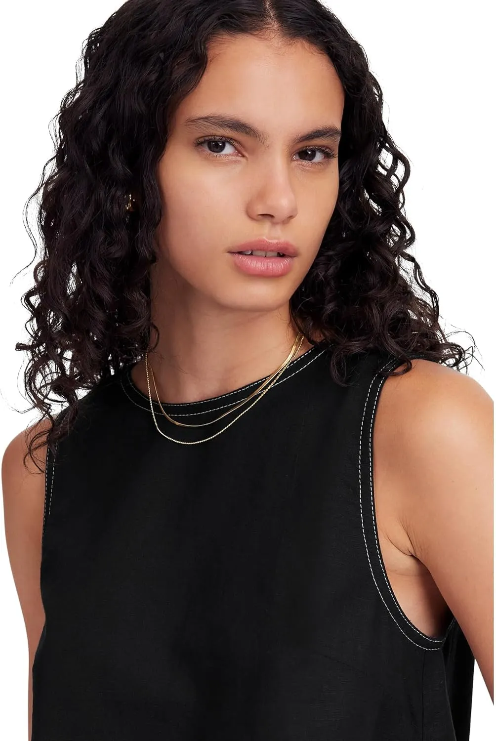 Madewell Women's Suki Top-100% Linen