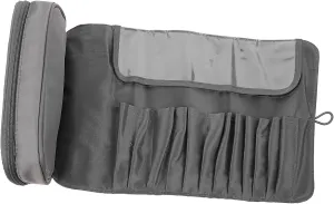 Make up Box Toiletry Bag Travel Pouch Makeup Brush Bag Makeup Brush Pouch Compact Organizer for Travel Gray