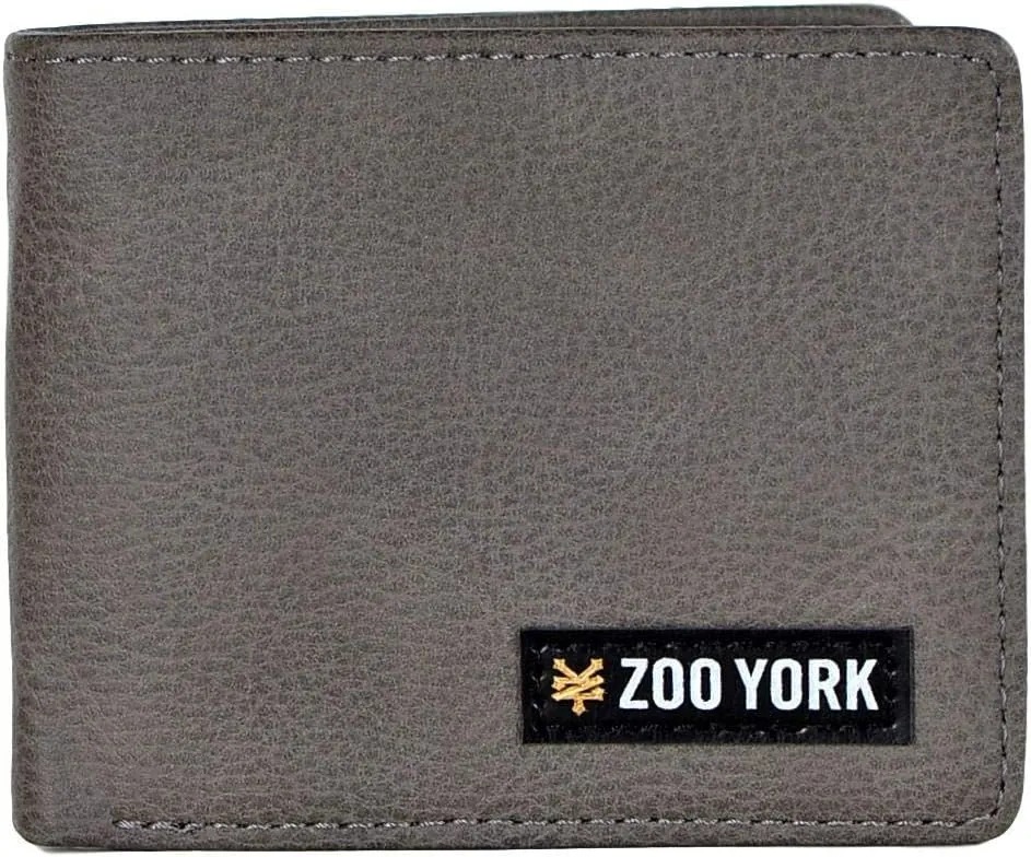 Men's Faux Leather Bifold Wallet, One Size