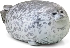 MerryXD Chubby Blob Seal Pillow,Stuffed Cotton Plush Animal Toy Cute Ocean Large(24.5)