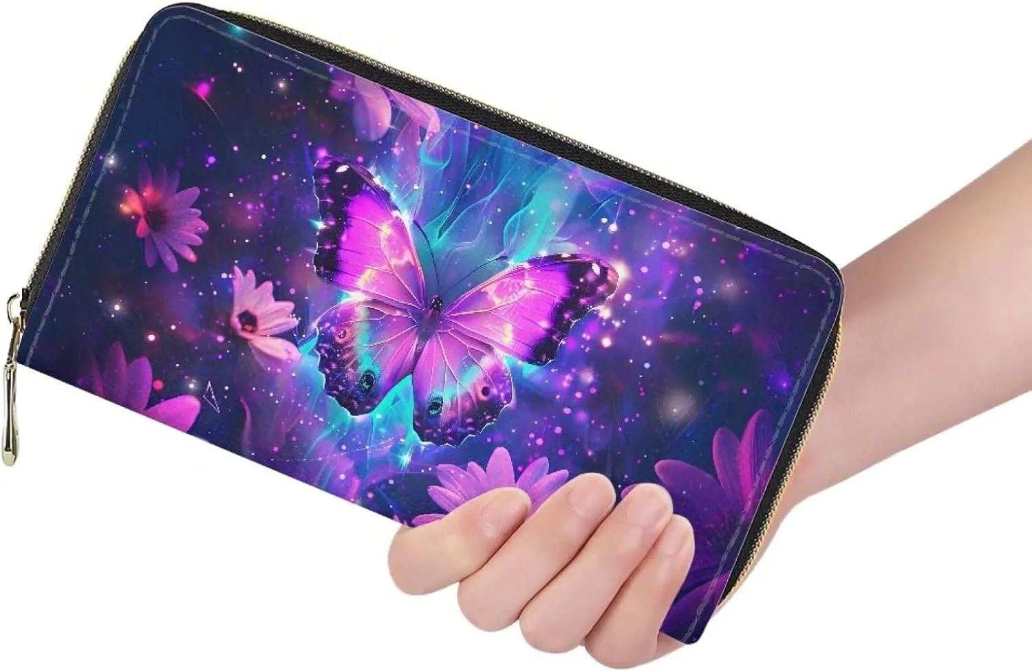Mumeson Boho Style Women Travel Wallet Long Coin Purse Clutch Cell Phone Case