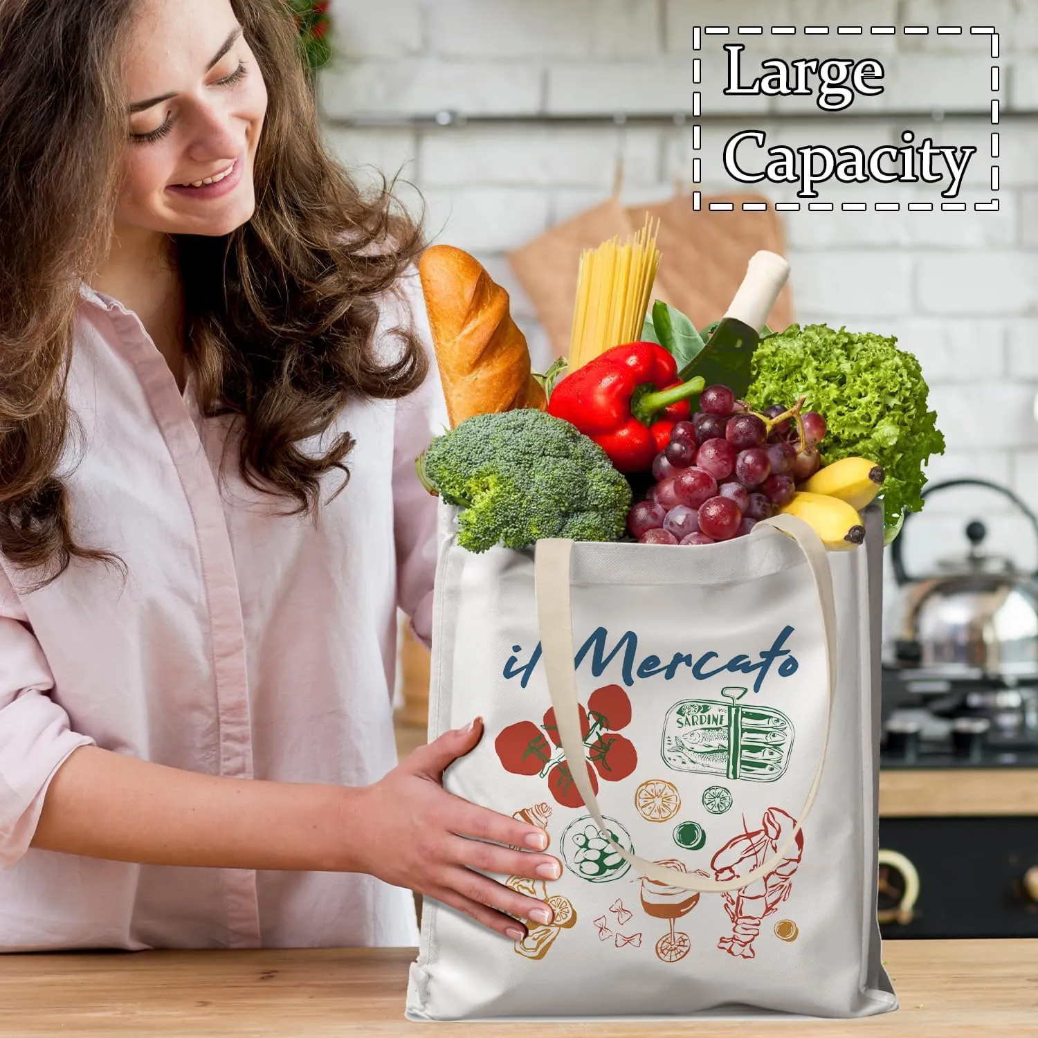 Nurse Tote Bag, Nurse Gifts Canvas Tote Bags for Women, Nurses Week Gifts, Nursing Reusable Grocery Shopping Bags