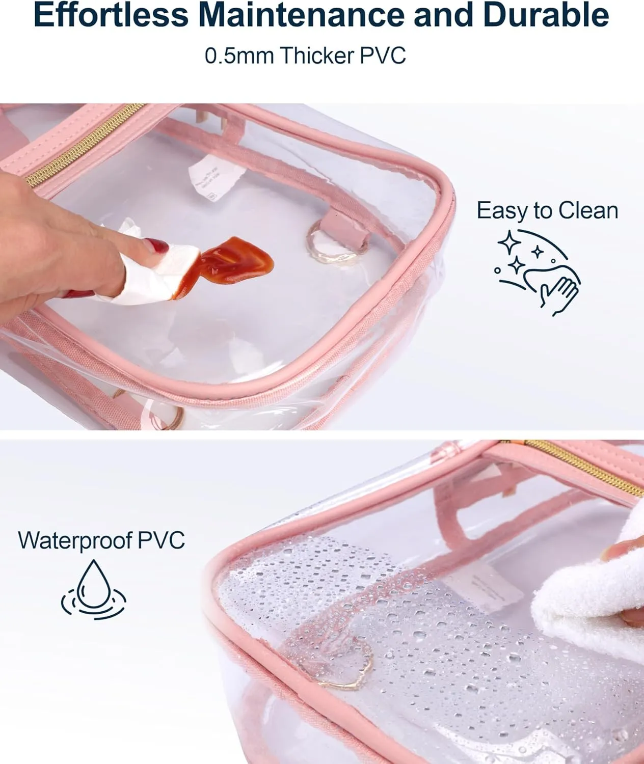 PACKISM Clear Bag for Stadium Events - Clear Sling Bag for Sport Concert, Clear Crossbody Bags for Women with Comfortable Strap