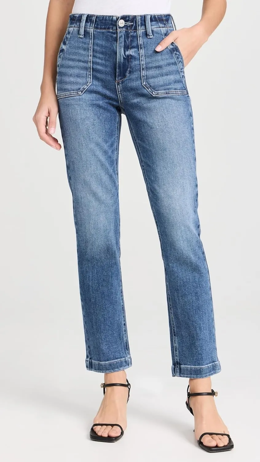PAIGE Women's Mayslie Straight Ankle Jeans