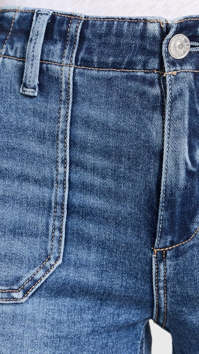 PAIGE Women's Mayslie Straight Ankle Jeans