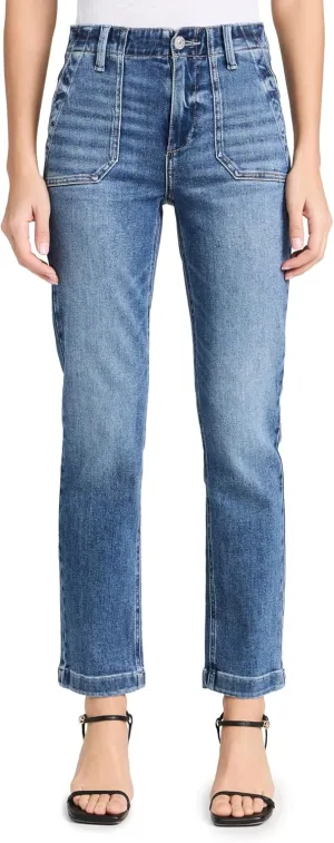PAIGE Women's Mayslie Straight Ankle Jeans