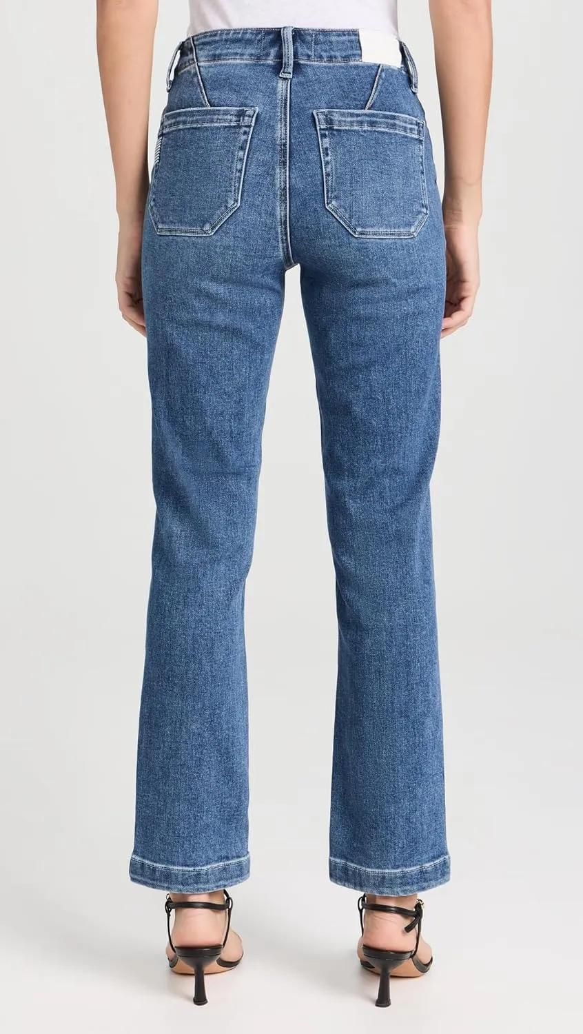 PAIGE Women's Mayslie Straight Ankle Jeans