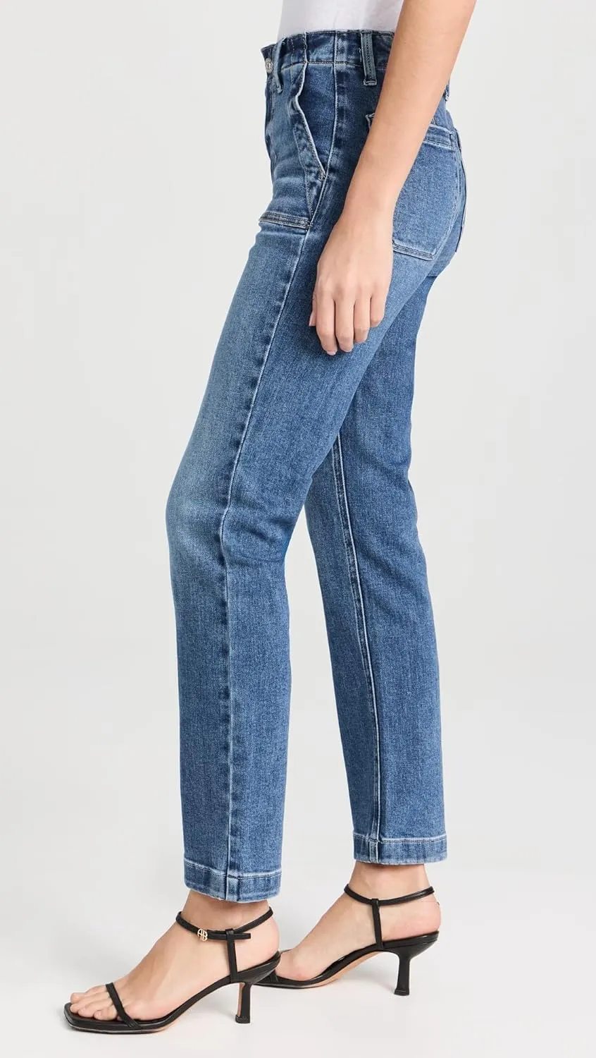 PAIGE Women's Mayslie Straight Ankle Jeans