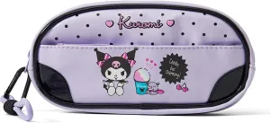 Pencil Pouch for Girls, Cute Pencil Case with Zipper, Large Capacity Clear Stationary Bag for School Teen Boys