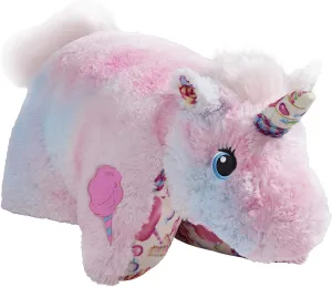 Pillow Pets 18” Sweet Scented Cotton Candy Unicorn Stuffed Animal Plush Toy, Pink