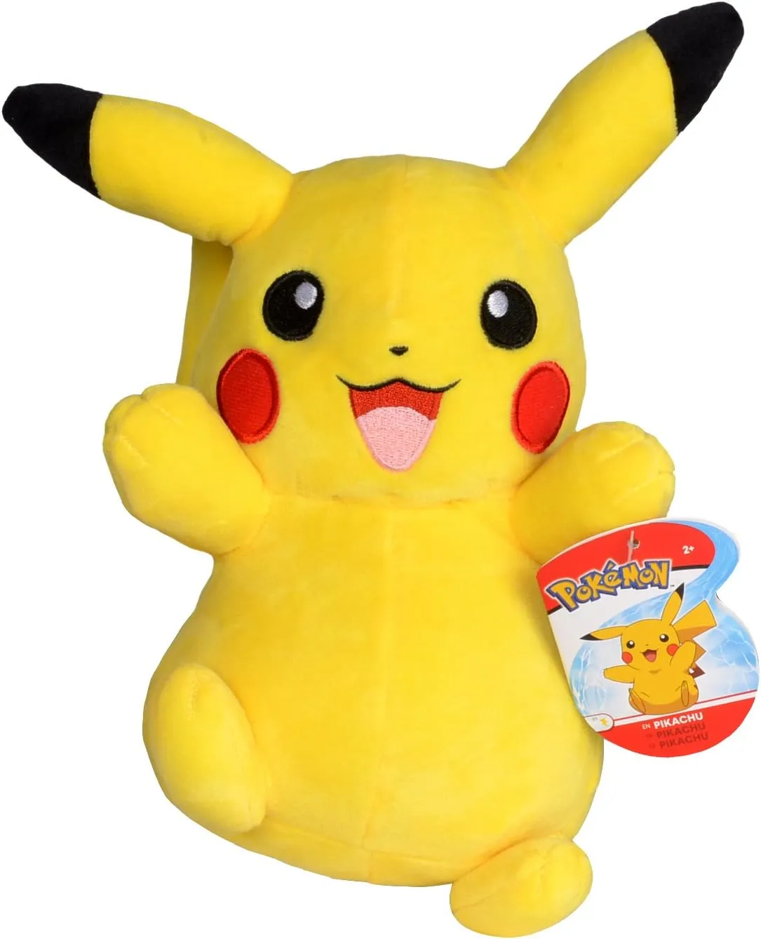 Pokémon 8" Pikachu Plush - Officially Licensed - Generation One - Authentic Soft Stuffed Animal Toy Figure - Gift for Kids, Boys, Girls - 2 