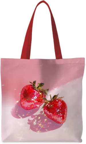 Preppy Tote Bag, Coquette Tote Bag, Preppy Stuff, Reusable Grocery Bags Shopping Bags