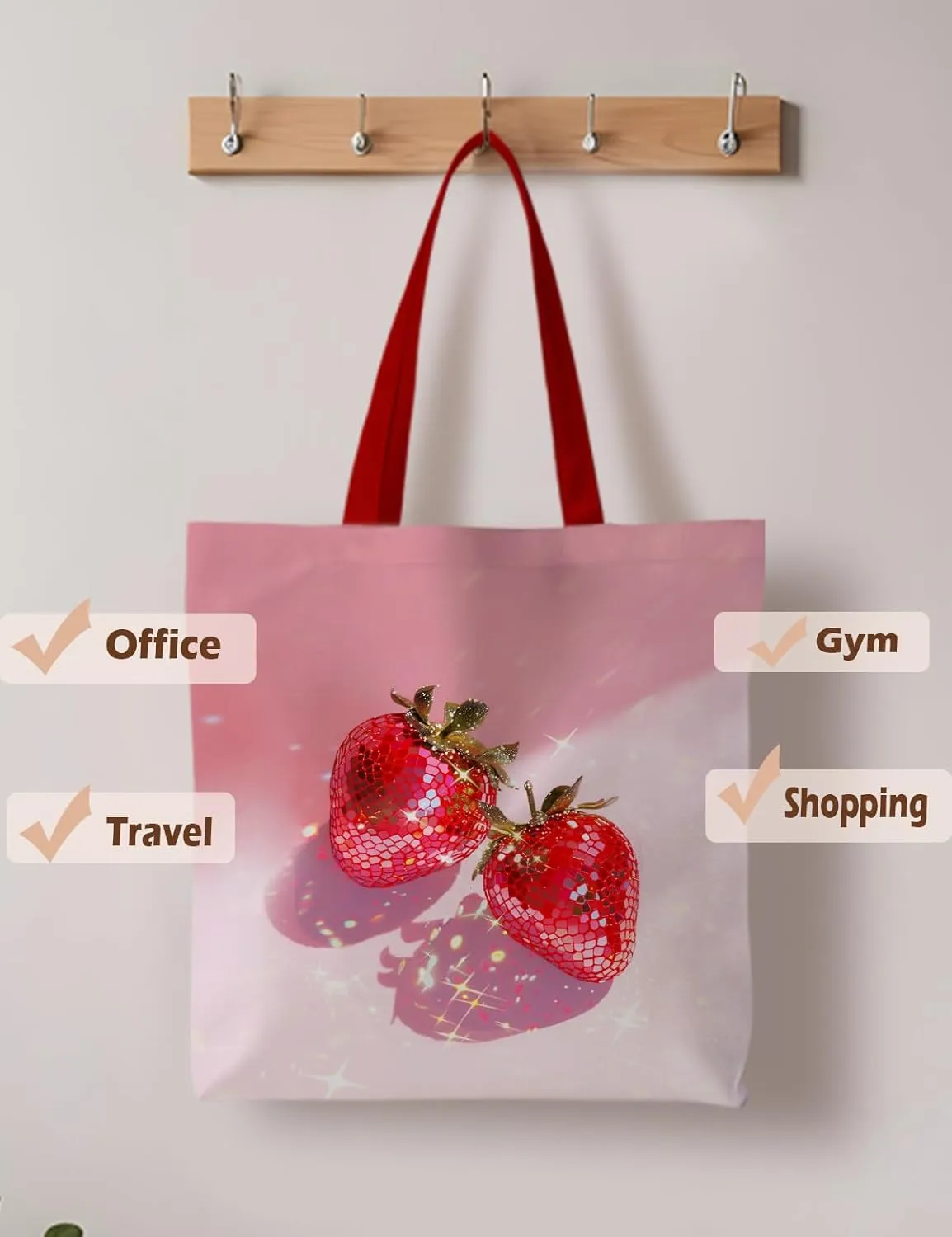 Preppy Tote Bag, Coquette Tote Bag, Preppy Stuff, Reusable Grocery Bags Shopping Bags