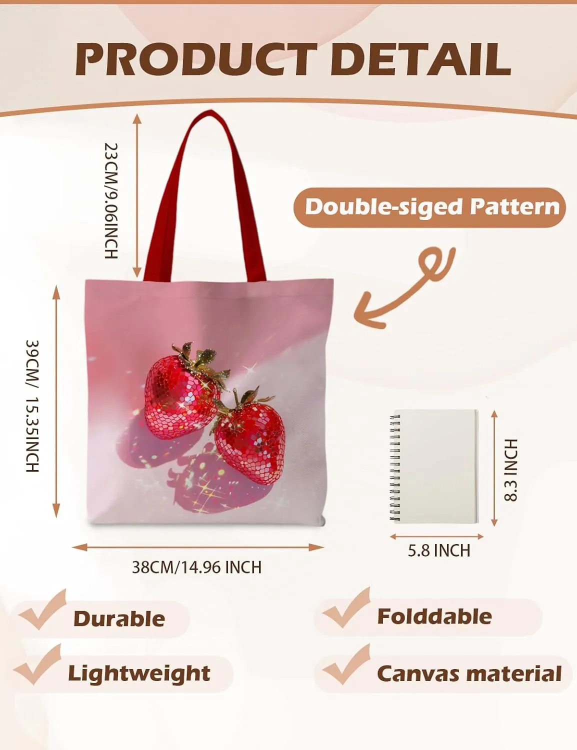 Preppy Tote Bag, Coquette Tote Bag, Preppy Stuff, Reusable Grocery Bags Shopping Bags