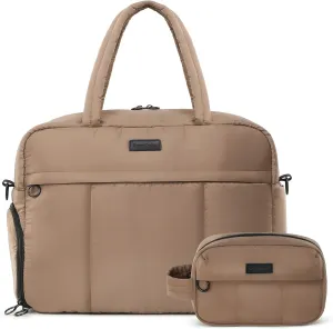 Puffy Duffle Bag, Waterproof Carry On Sport Gym Bags, Soft Travel Bag, Weekender Overnight Bag for Women