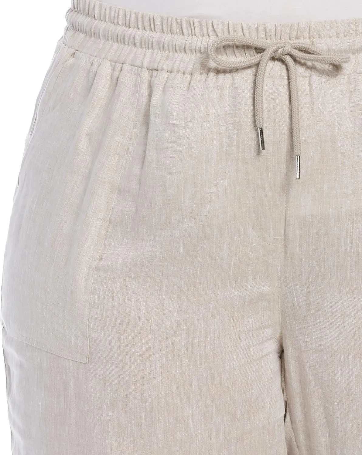 Rafaella Women's Linen Drawstring Jogger Pant