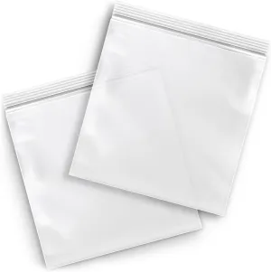 Resealable Poly Bags for Storage, 7 x 9 Inch, 1000 Pack, 2 Mil, Zipper Lock Closure, Reclosable Plastic Zip Bags, Plain