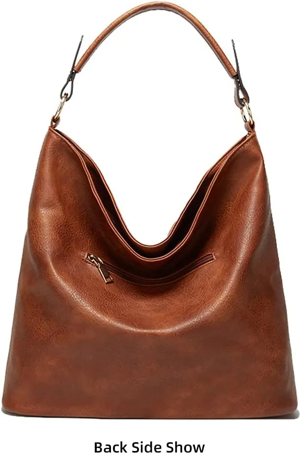 ROUROU Faux Leather Handbag for Women Top Handle Shoulder Bag Crossbody Bag Retro Tote Bag Hobo Purse Snake Print Bucket Bag