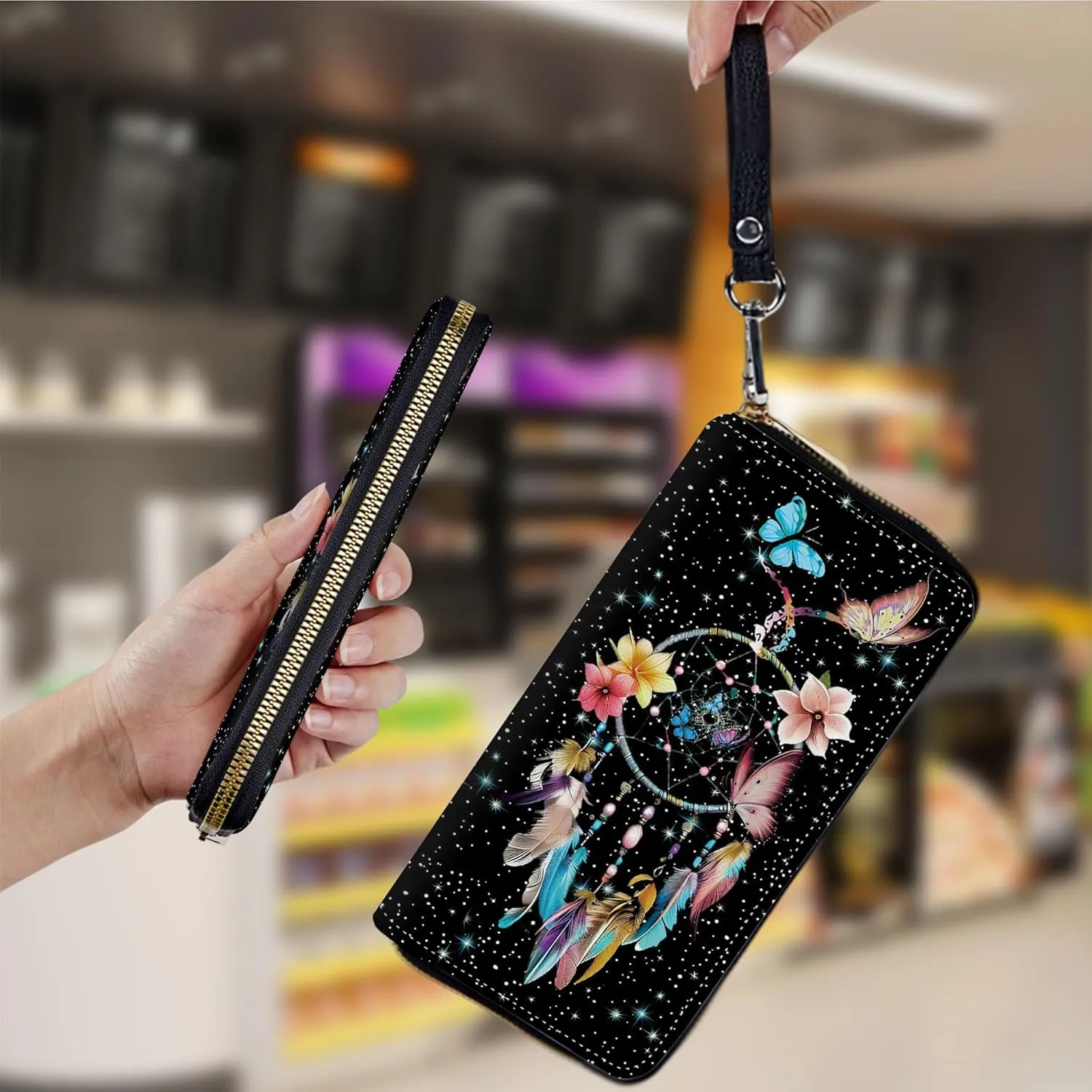 RYUITHDJP Large Capacity Wallet - A