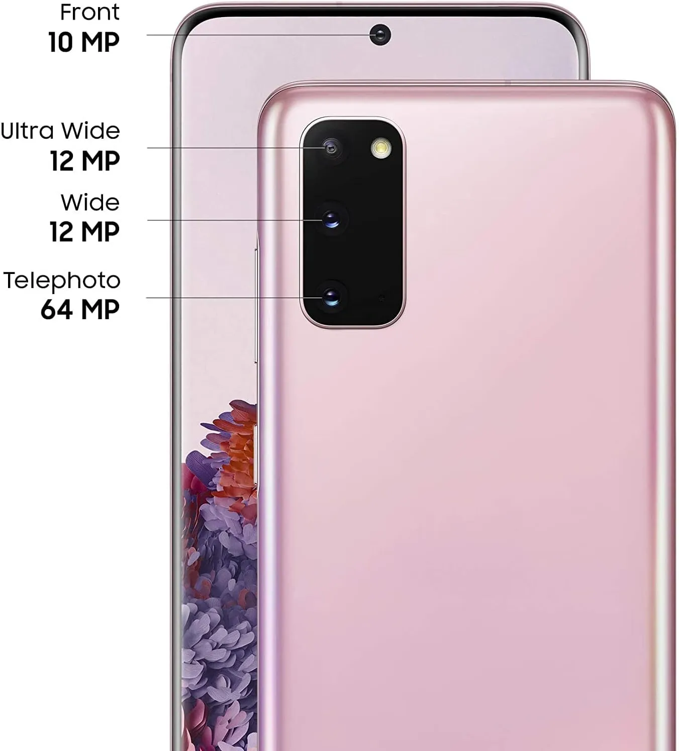 Samsung Galaxy S20 5G, 128GB, Cloud Pink - T-Mobile (Renewed)