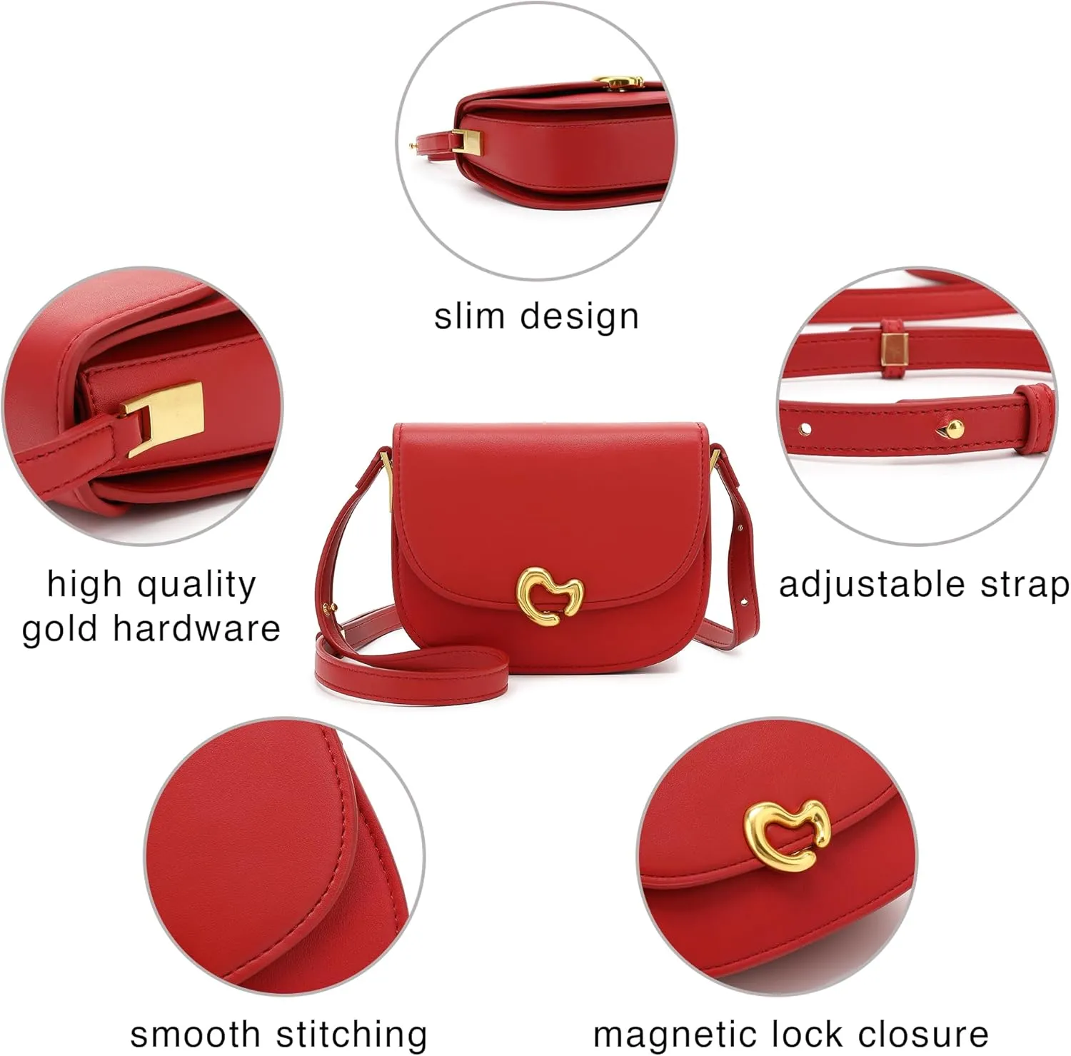Scarleton Cross Body Bag, Purses and Handbags, Slim Cross Body Purse, Women’s Crossbody Handbags, Travel Bag Small, H2090