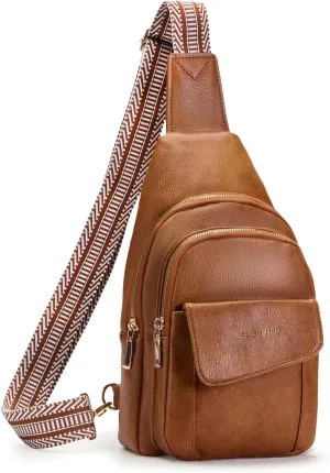 Seoky Rop Crossbody Bag for Women Small Sling Bag Leather Shoulder Cross Body Bag for Travel