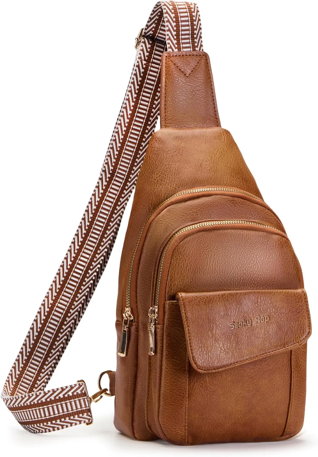 Seoky Rop Crossbody Bag for Women Small Sling Bag Leather Shoulder Cross Body Bag for Travel