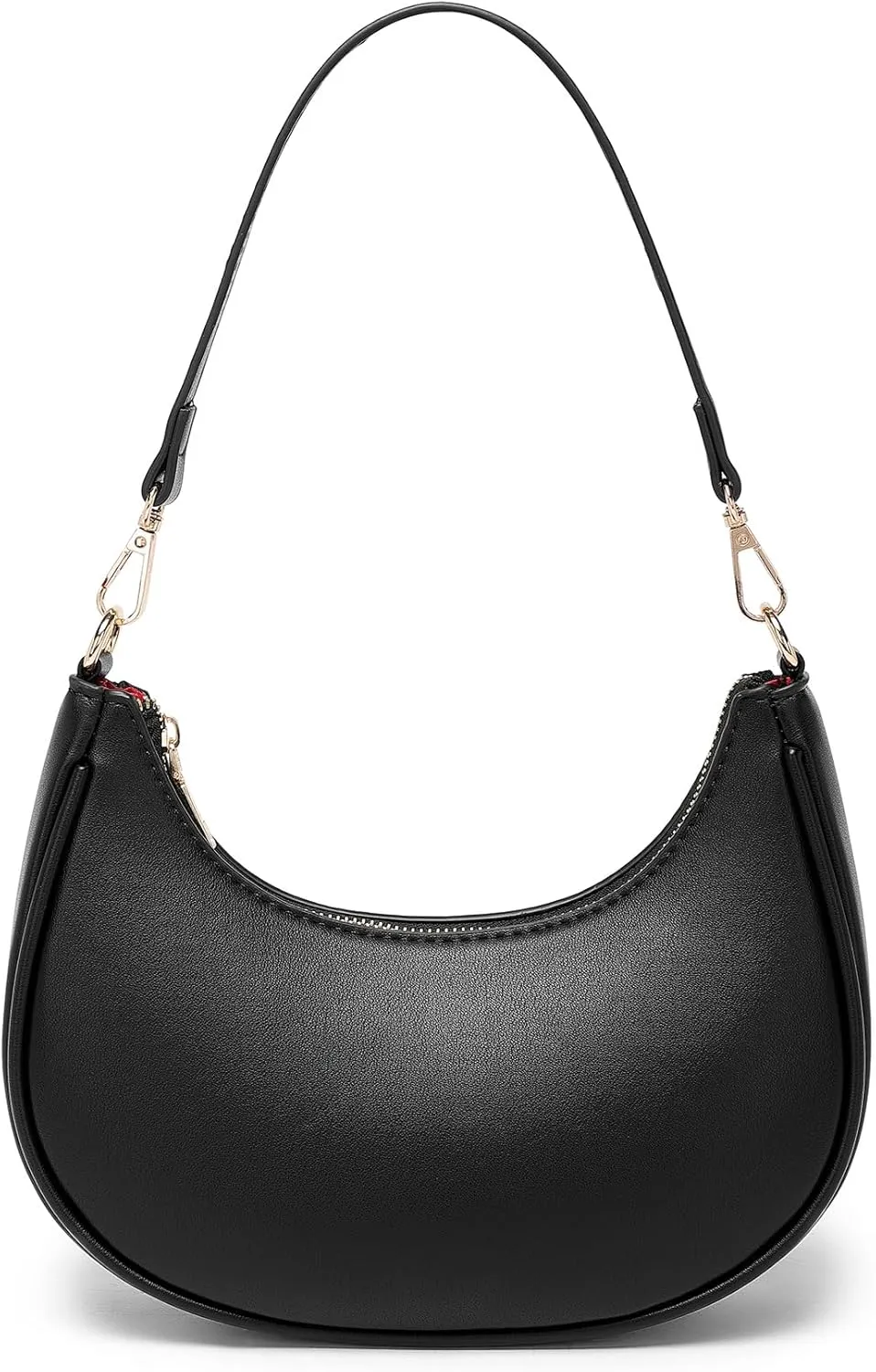 Shoulder Bags for Women, Cute Hobo Tote Handbag Mini Clutch Purse with Zipper Closure