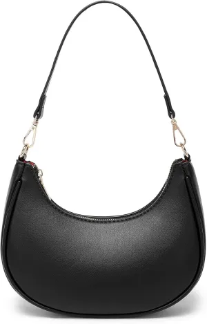 Shoulder Bags for Women, Cute Hobo Tote Handbag Mini Clutch Purse with Zipper Closure