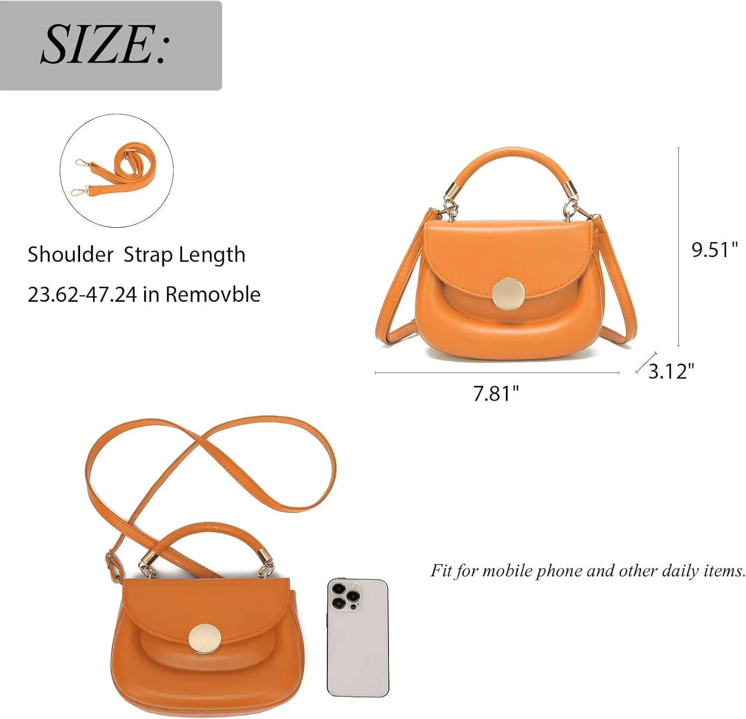 SHUIANGRAN Fashion Cross-body bags for women Womens Purses Minimalist Purses Ladies BagSingle-shoulder Crossbody Handbag