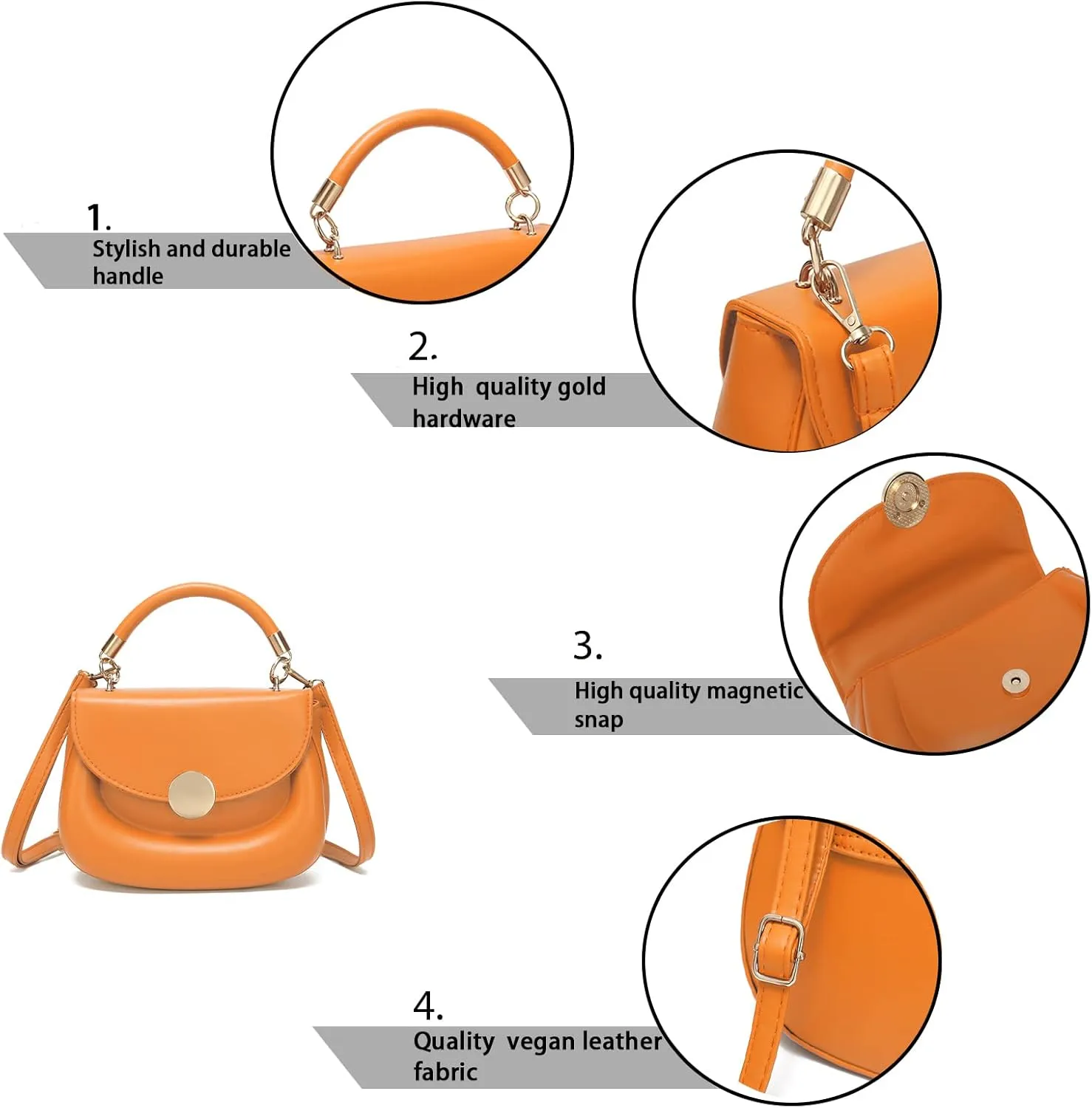 SHUIANGRAN Fashion Cross-body bags for women Womens Purses Minimalist Purses Ladies BagSingle-shoulder Crossbody Handbag