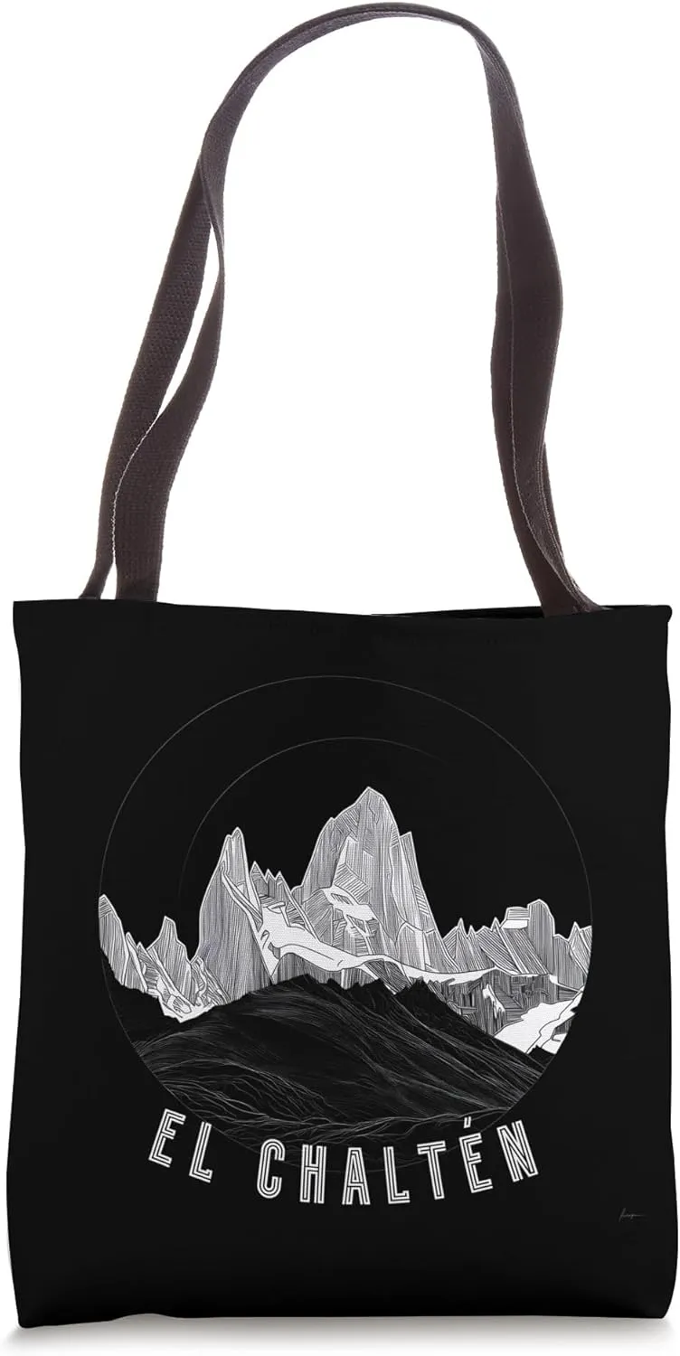 Single Line Mount Fitz Roy El Chaltén Argentina Tote Bag