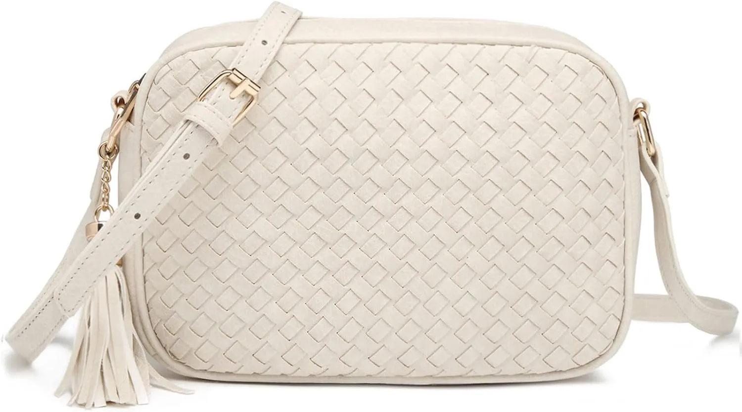 Small Crossbody Purses for Women Trendy Woven Cross Body Bag and Boho Purse,Soft Leather Handbags