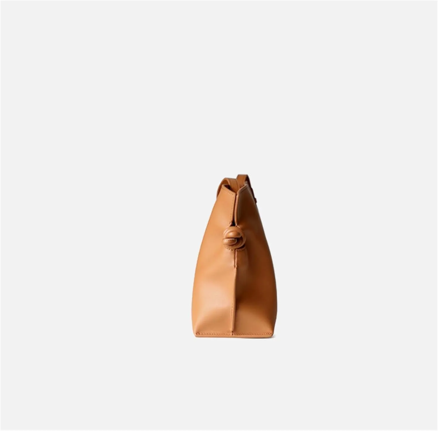 Small Lucky Bag, Leather Bag, Shoulder Drawstring Small Bag, Crossbody Bag, Drawstring Small Bag