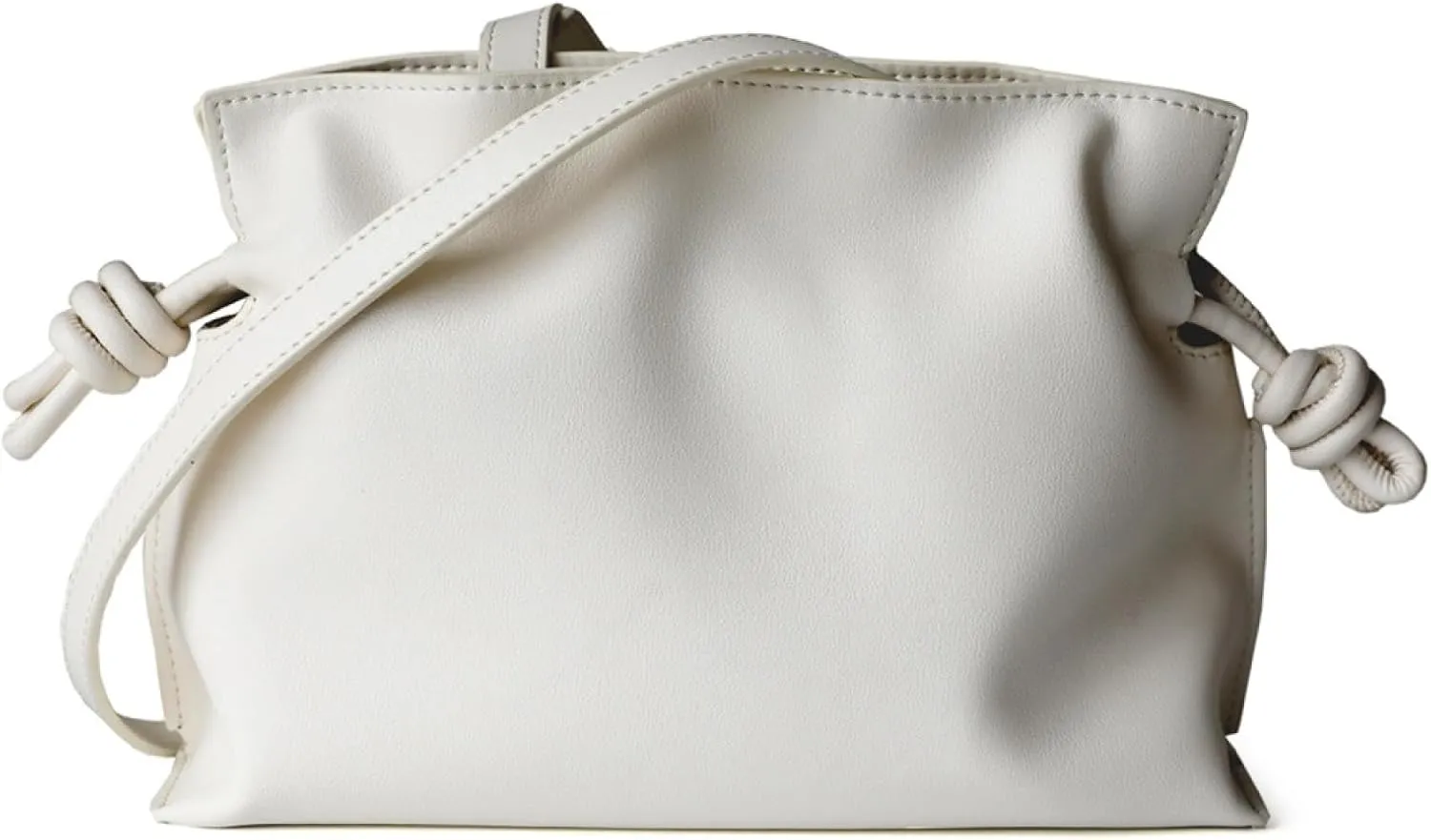 Small Lucky Bag, Leather Bag, Shoulder Drawstring Small Bag, Crossbody Bag, Drawstring Small Bag