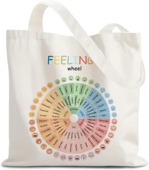 Space Gifts Tote Bag, Cute Astronaut Planet Canvas Tote Bag, Space Themed Gifts for Lovers Women