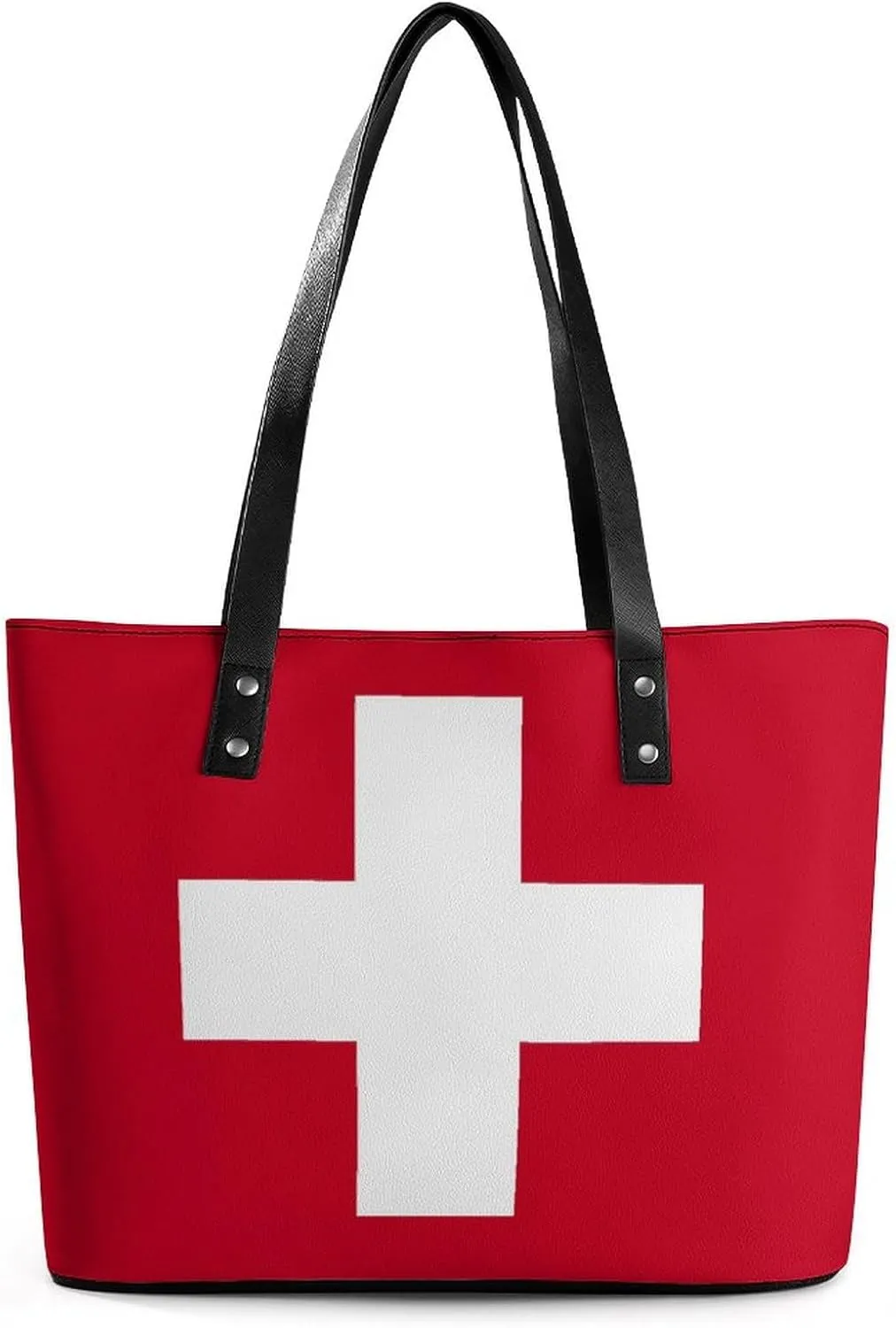 Stylish Yemen Flag Zipper Tote Bag for Women Large Capacity Leather Everyday Handbag