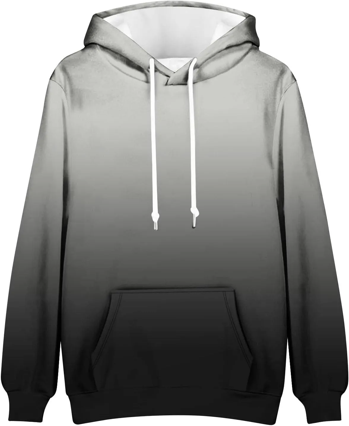 Sweatshirts for Men Stylish Vintage Drawstring Long Sleeve Hooded Sweatshirts Loose Fit Thick Graphic Fishing Hoodies