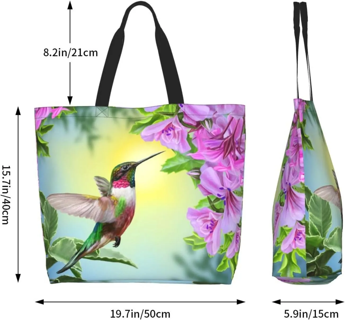 Thanksgiving Turkey Tote Bag Casual Portable Shoulder Bags Reusable Handbag For Women Travel Shopping
