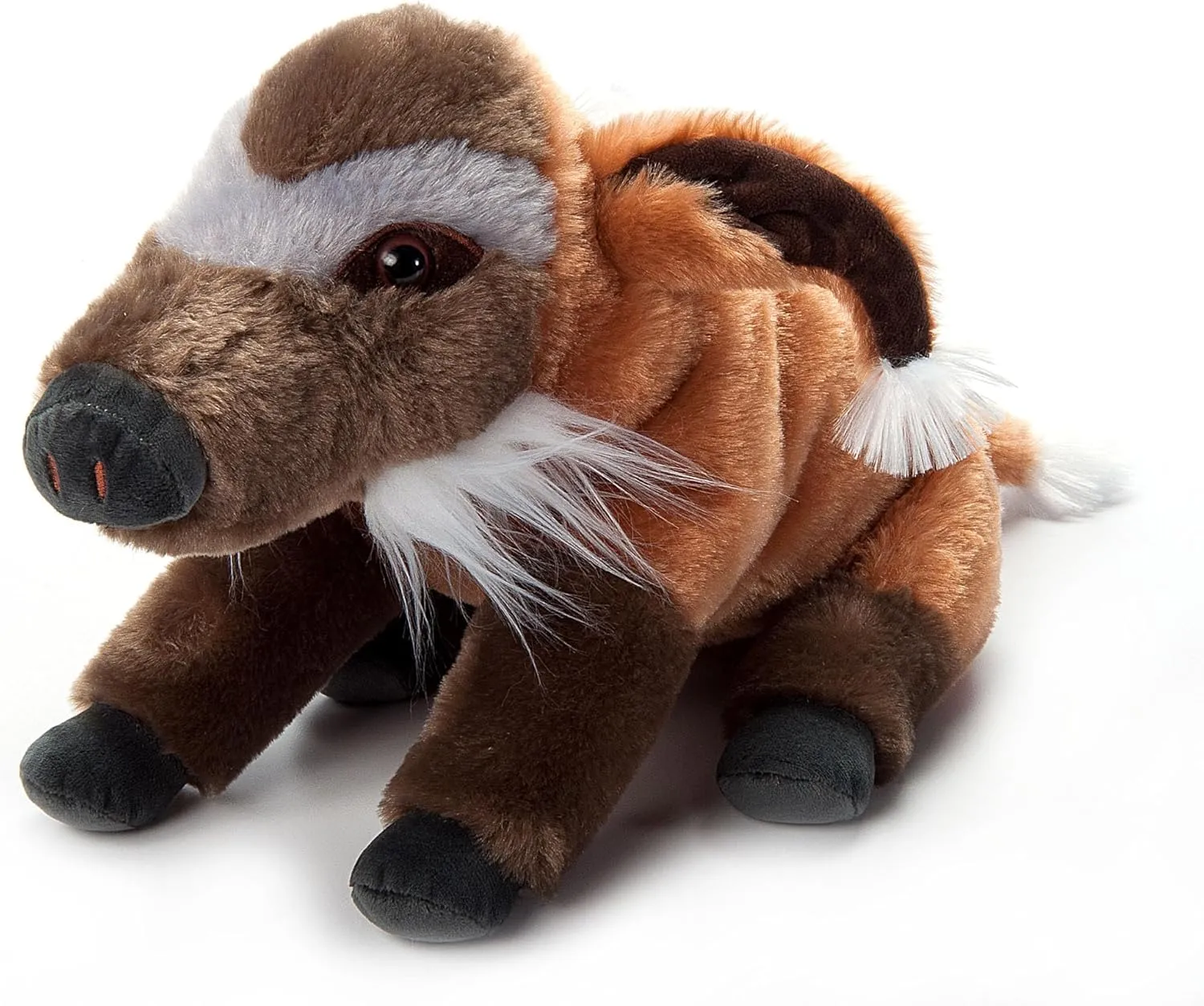 The Petting Zoo Red River Hog Stuffed Animal Plushie, Gifts for Kids, Wild Onez Wildlife Animals, Hog Plush Toy, 12 inches