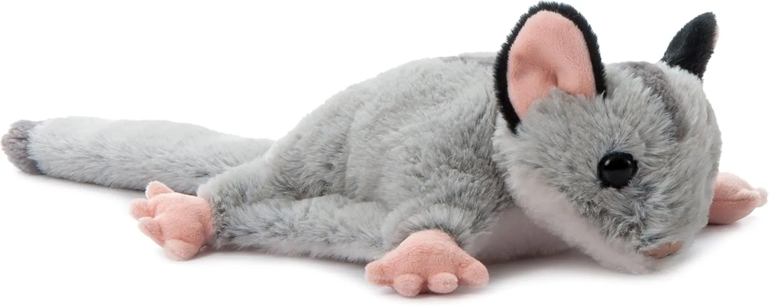 The Petting Zoo Sugar Glider Stuffed Animal Plushie, Gifts for Kids, Wild Onez Wildlife Animals, Sugar Glider Plush Toy 9 inches