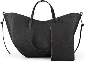 Tote Bag for Women, Faux Leather Tote Bag Fall Shoulder Bag Large Capacity Tote Handbags with Magnetic Closure