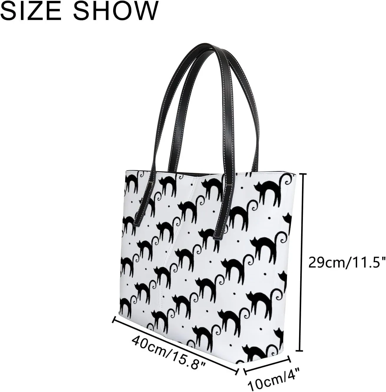 Tote Bag for Women PU Leather Handbags Women's Crossbody Handbags Work Tote Bags for Women Coachbags Tote Bag with Zipper