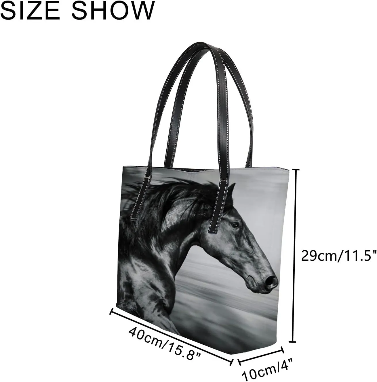 Tote Bag for Women PU Leather Handbags Women's Crossbody Handbags Work Tote Bags for Women Coachbags Tote Bag with Zipper