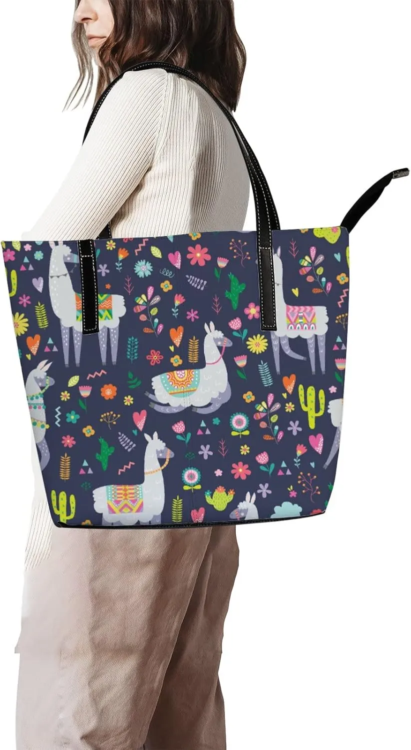 Tote Bag for Women PU Leather Handbags Women's Crossbody Handbags Work Tote Bags for Women Coachbags Tote Bag with Zipper
