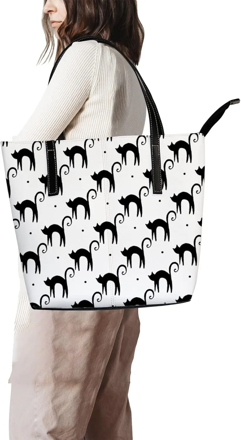 Tote Bag for Women PU Leather Handbags Women's Crossbody Handbags Work Tote Bags for Women Coachbags Tote Bag with Zipper