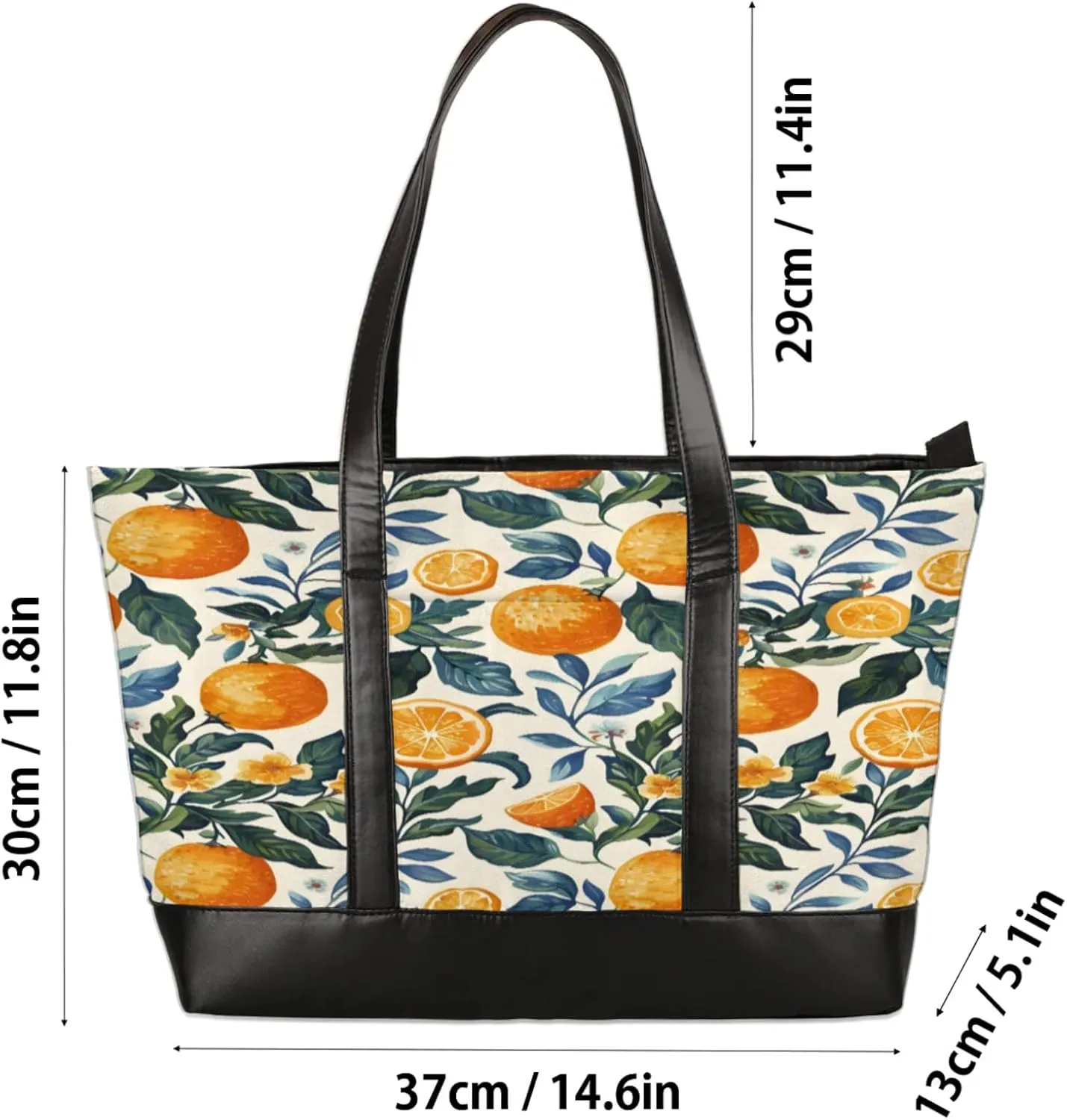 Tote Bag for Women with Zipper, Laptop Tote Bags Laptop Sleeve Case Shoulder Bag