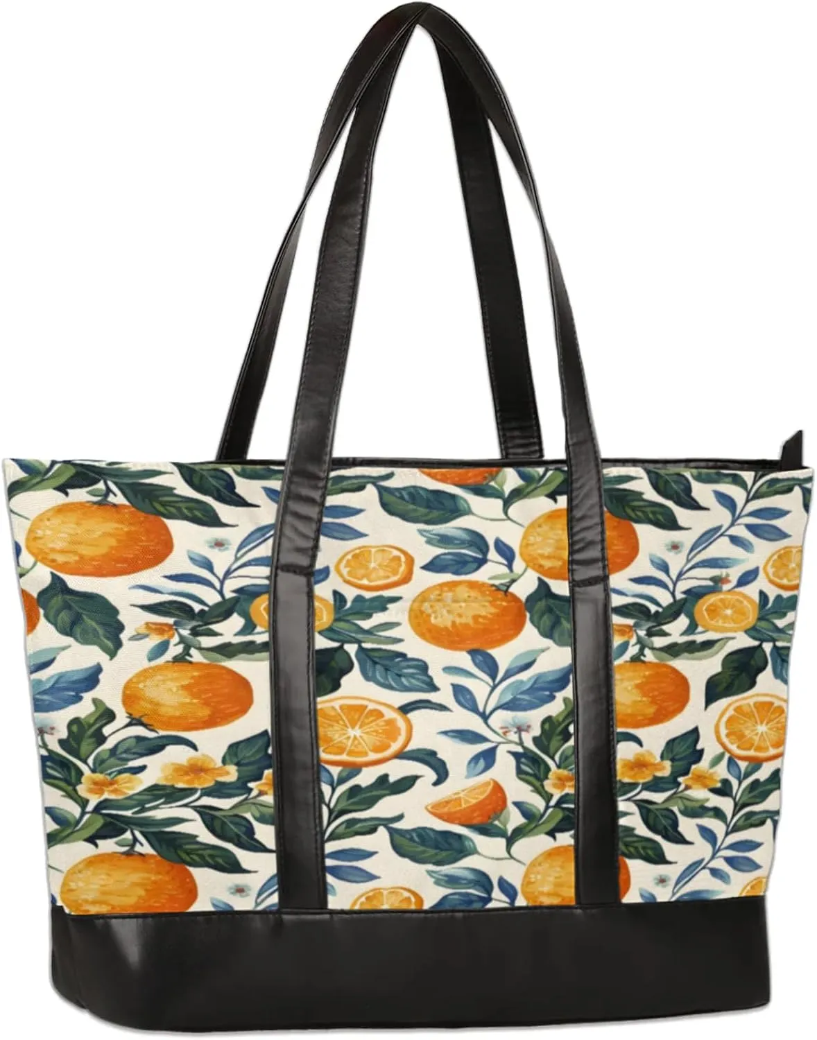 Tote Bag for Women with Zipper, Laptop Tote Bags Laptop Sleeve Case Shoulder Bag